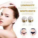 Load image into Gallery viewer, Elegance Lymphvity MagneTherapy White Onyx Earrings（Limited time discount 🔥 last day）
