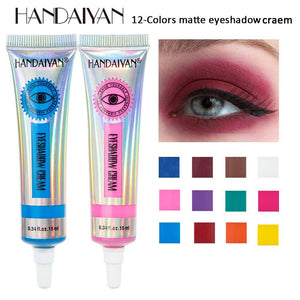 12 Colors Matte Neon Eyeshadow Cream