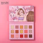 Load image into Gallery viewer, IMAGIC 15 Colors Matte Shimmer Glitter Matte Eyeshadow Palette
