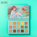 Load image into Gallery viewer, IMAGIC 15 Colors Matte Shimmer Glitter Matte Eyeshadow Palette
